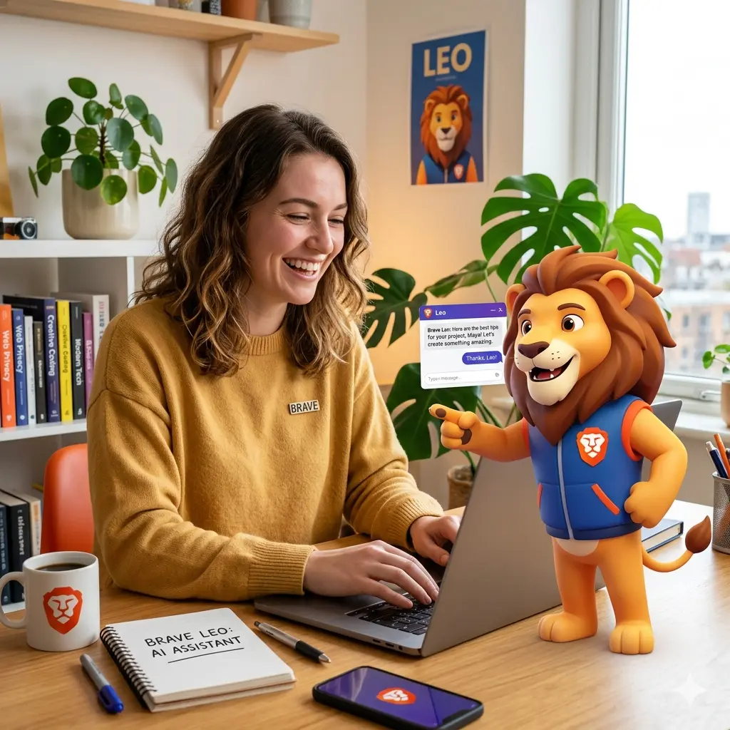 Come funziona Brave Leo AI